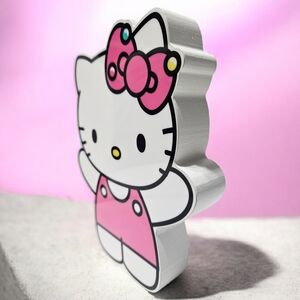 Sanrio Hello Kitty Wood Wall Decor Or Tabletop 7.5"x6"x1.5" NWT